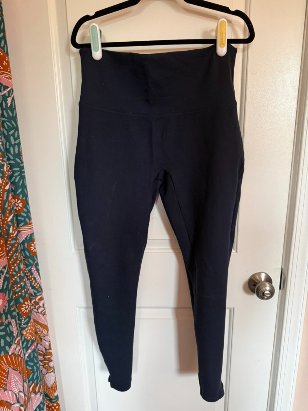Spanx High-waisted Leggings in Navy